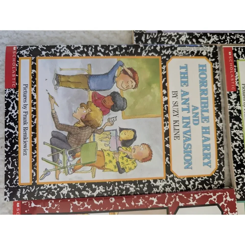 Lot of 5 Horrible Harry Books by‎ Suzy Kline Pictures by Frank Remkiewicz